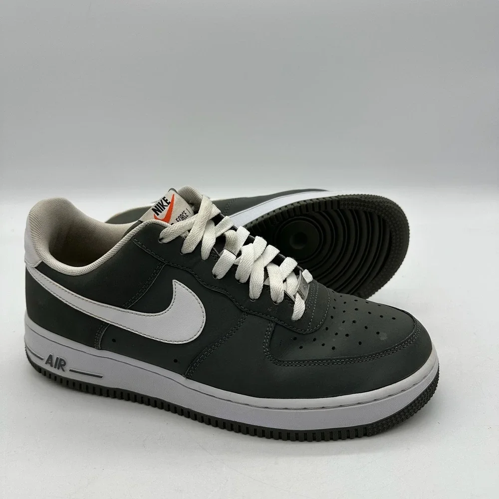 Nike 488298-082 Air Force 1 Low Mens Size 8.5 Shoes River Rock‎ Casual Sneakers